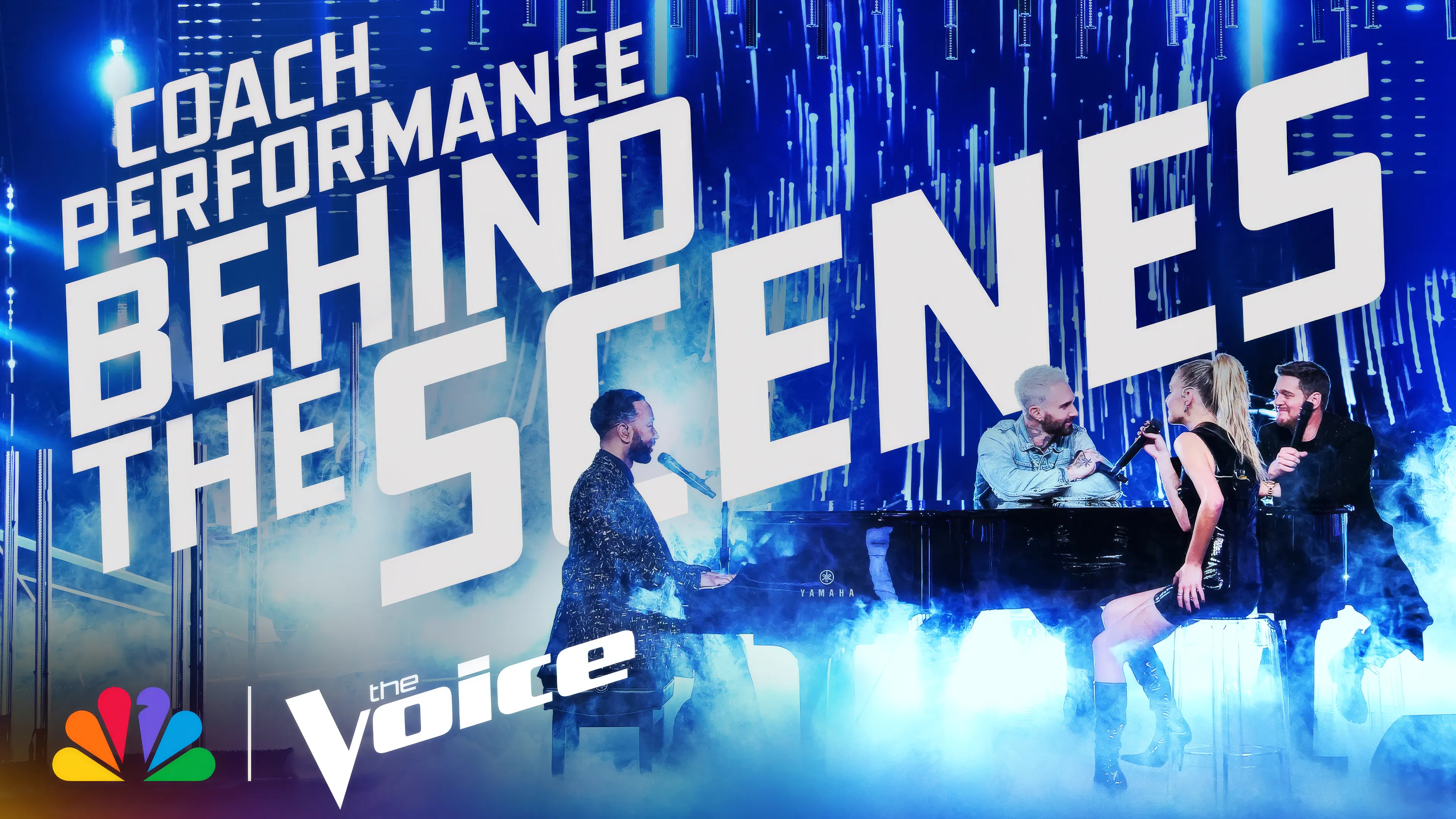 NBC Social & Thumbnails · The Voice Coach Performance BTS thumbnail design